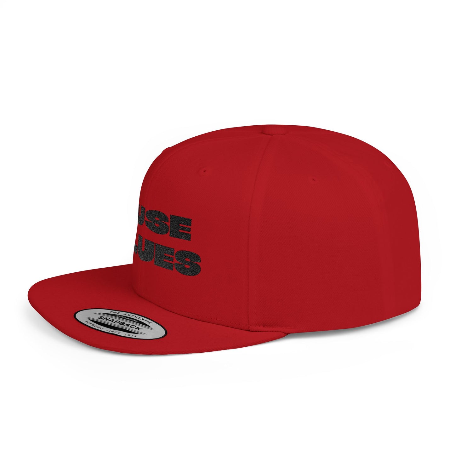 Stylish Flat Bill Snapback Ruse Clues® Hat, Trendy Baseball Cap, Urban Streetwear Accessory, Perfect Gift for Men & Women