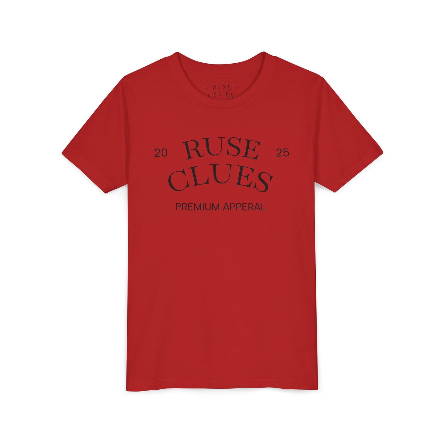 Youth Short Sleeve Ruse Clues® Tee, Fun Graphic Tee, Kids Casual T-Shirt, Gift for Teens, Back to School Apparel, Summer Wear