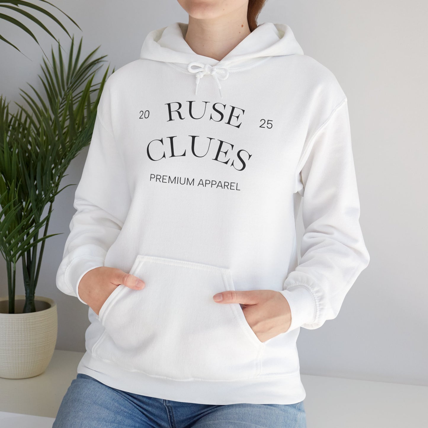 Cozy Unisex Hooded Ruse Clues® Sweatshirt - Perfect for Casual Wear, Gifts, and Everyday Comfort