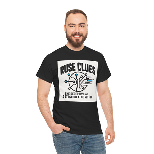 Ruse Clues® AI Detection Tee - Unisex Heavy Cotton T-Shirt