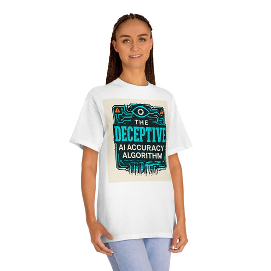 The Deceptive AI Accuracy Algorithm Tee — Tech T‑Shirt