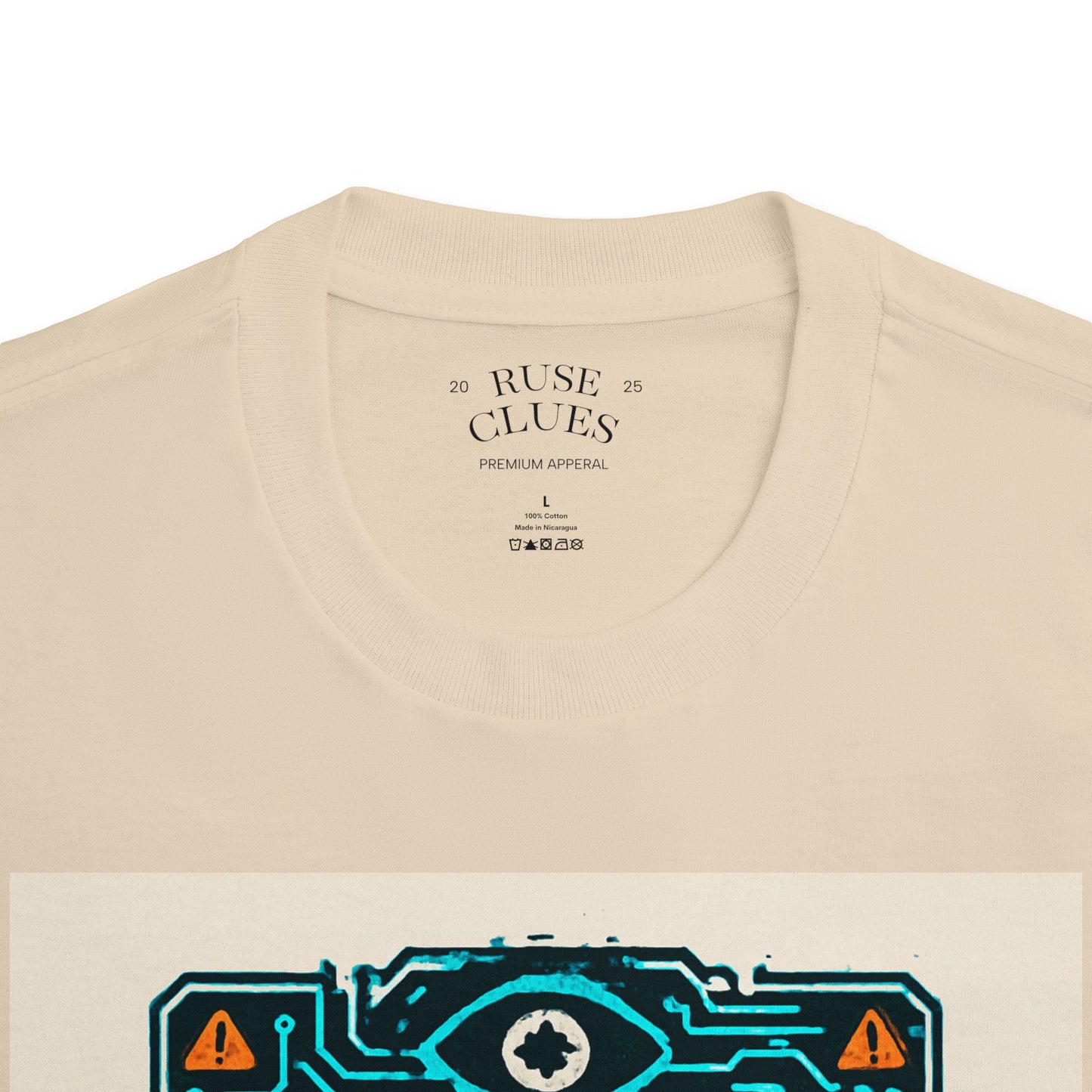 The Deceptive AI Accuracy Algorithm Ruse Clues® Tee — Tech T‑Shirt