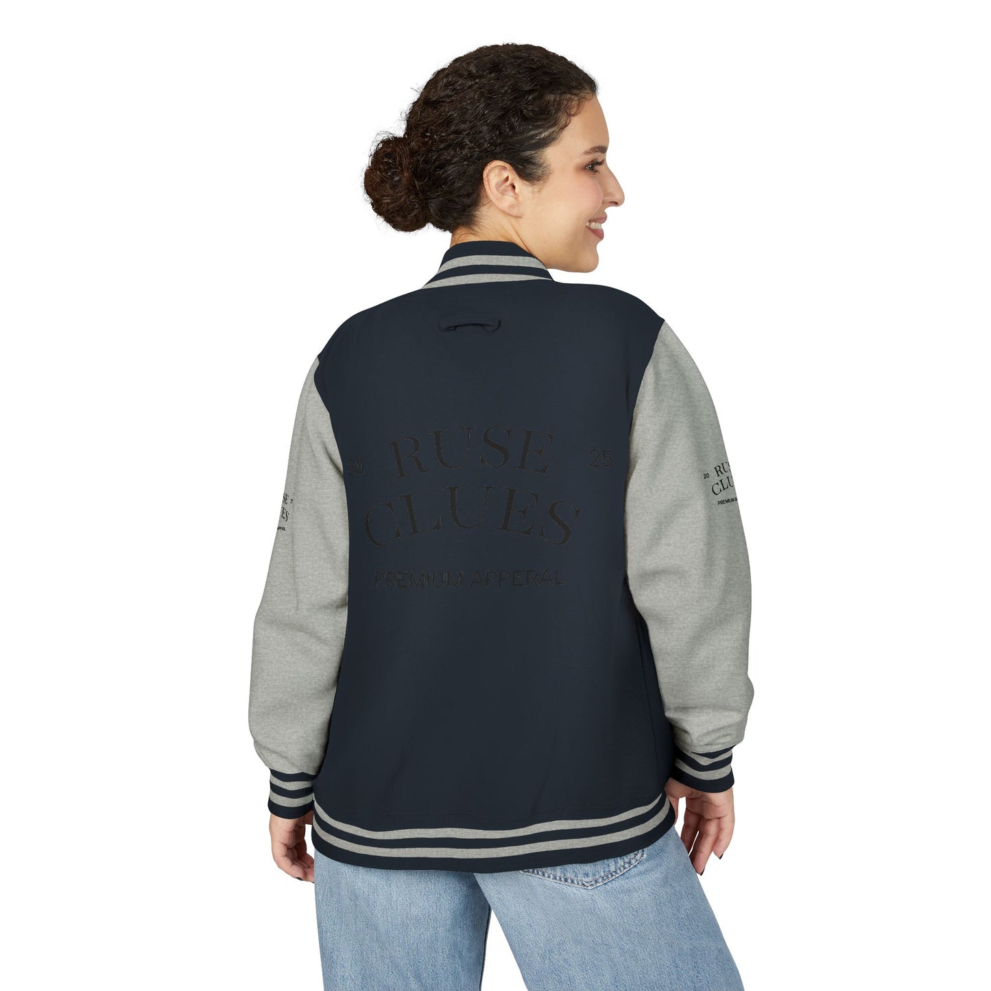 Unisex Heavyweight Ruse Clues® Letterman Jacket, Vintage Style Varsity Jacket, Customizable College Jacket, Trendy Sportswear, Perfect Gift for [...]