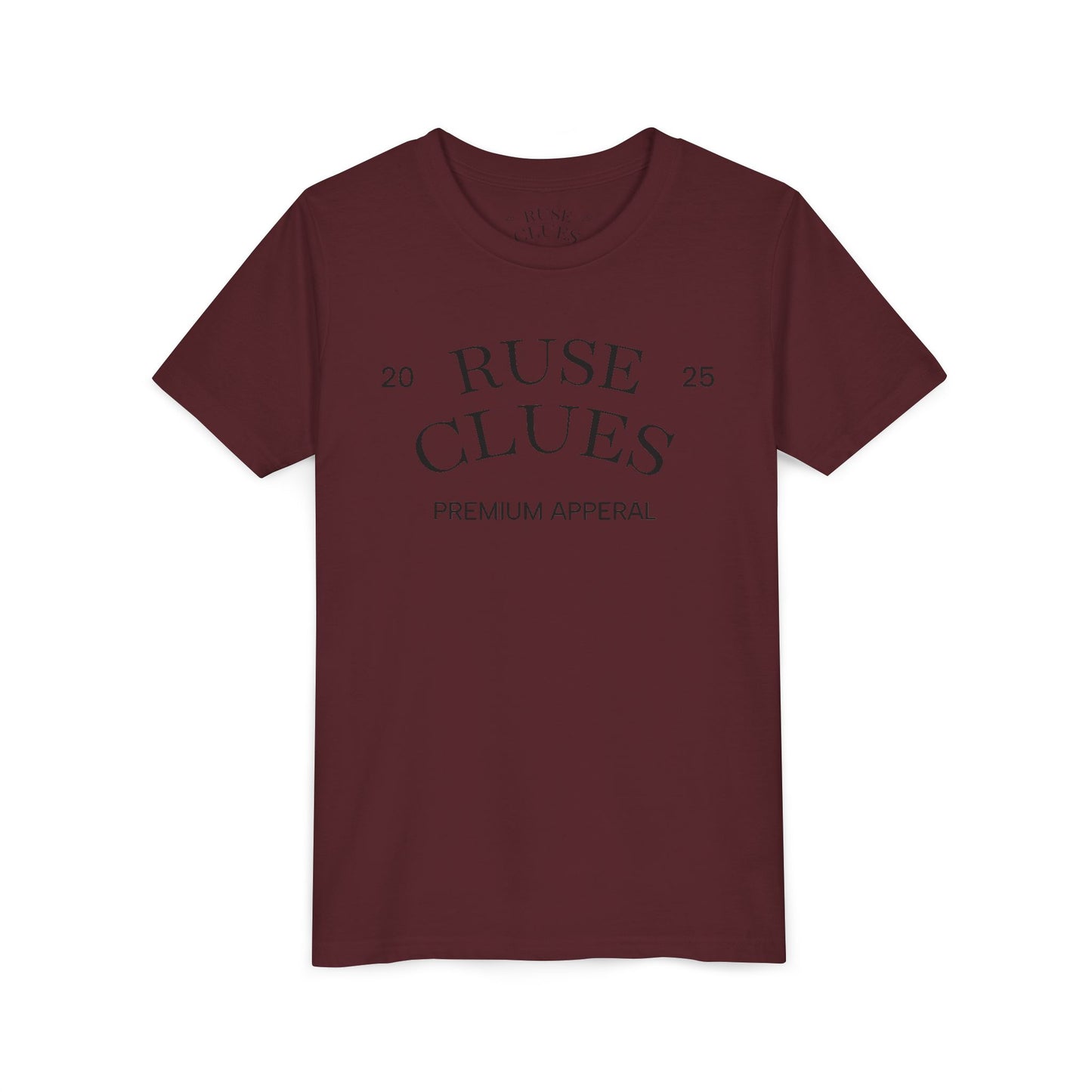 Youth Short Sleeve Ruse Clues® Tee, Fun Graphic Tee, Kids Casual T-Shirt, Gift for Teens, Back to School Apparel, Summer Wear