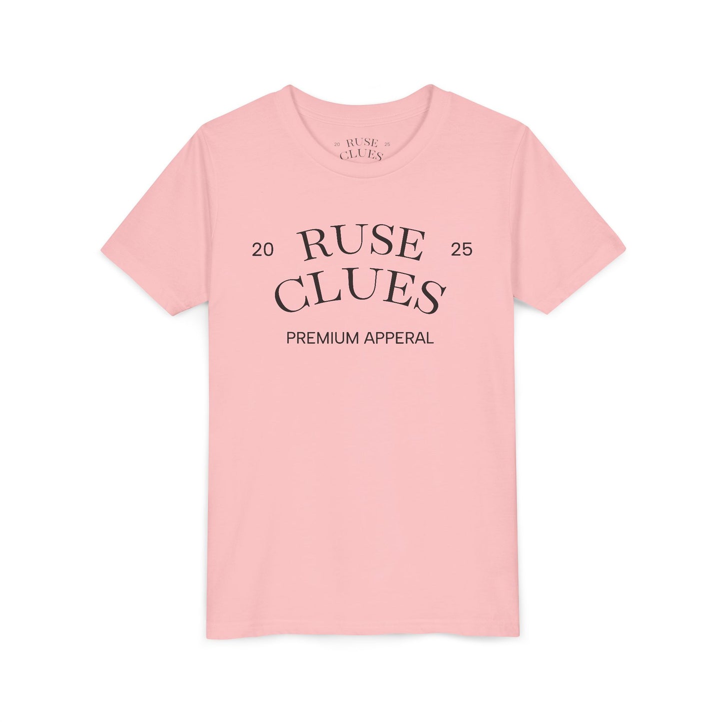 Youth Short Sleeve Ruse Clues® Tee, Fun Graphic Tee, Kids Casual T-Shirt, Gift for Teens, Back to School Apparel, Summer Wear
