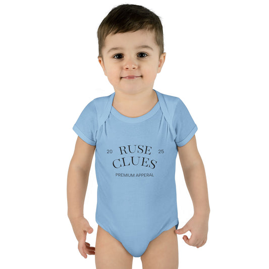 Infant Baby Ruse Clues® Bodysuit - Cute Baby Apparel, Perfect Baby Shower Gift, Newborn Outfit, Seasonal Celebrations, Family Photos