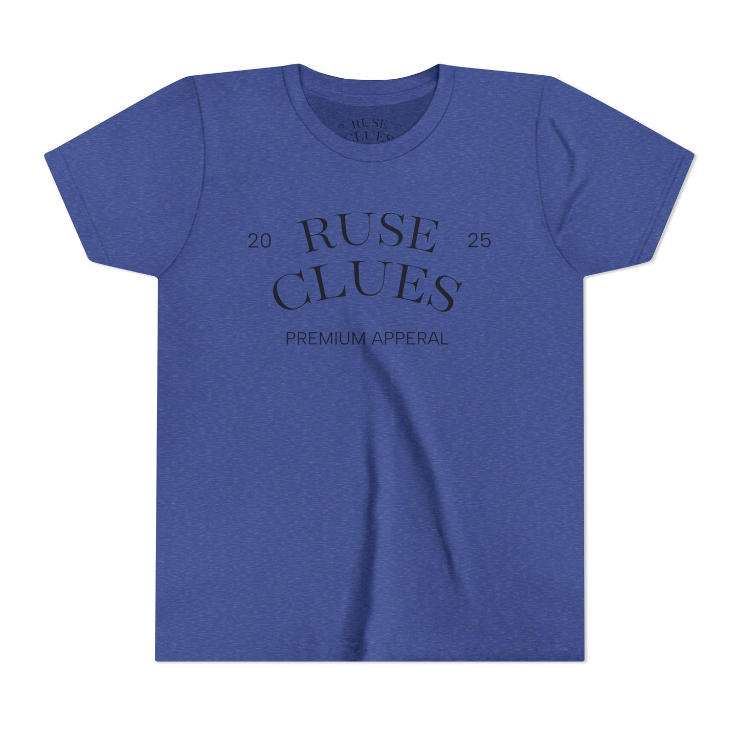 Youth Short Sleeve Ruse Clues® Tee, Fun Graphic Tee, Kids Casual T-Shirt, Gift for Teens, Back to School Apparel, Summer Wear