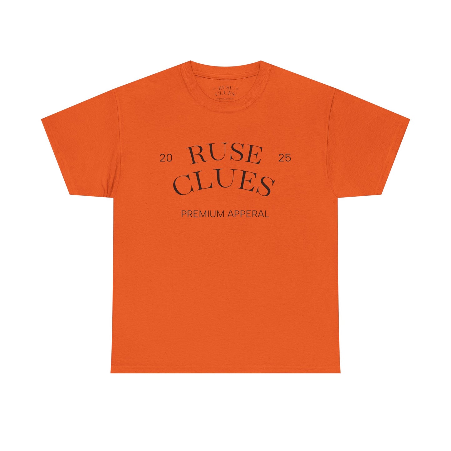 Unisex Heavy Cotton Ruse Clues® Tee | Casual Wear, Gift for Him, Gift for Her, Trendy Apparel, Everyday Style