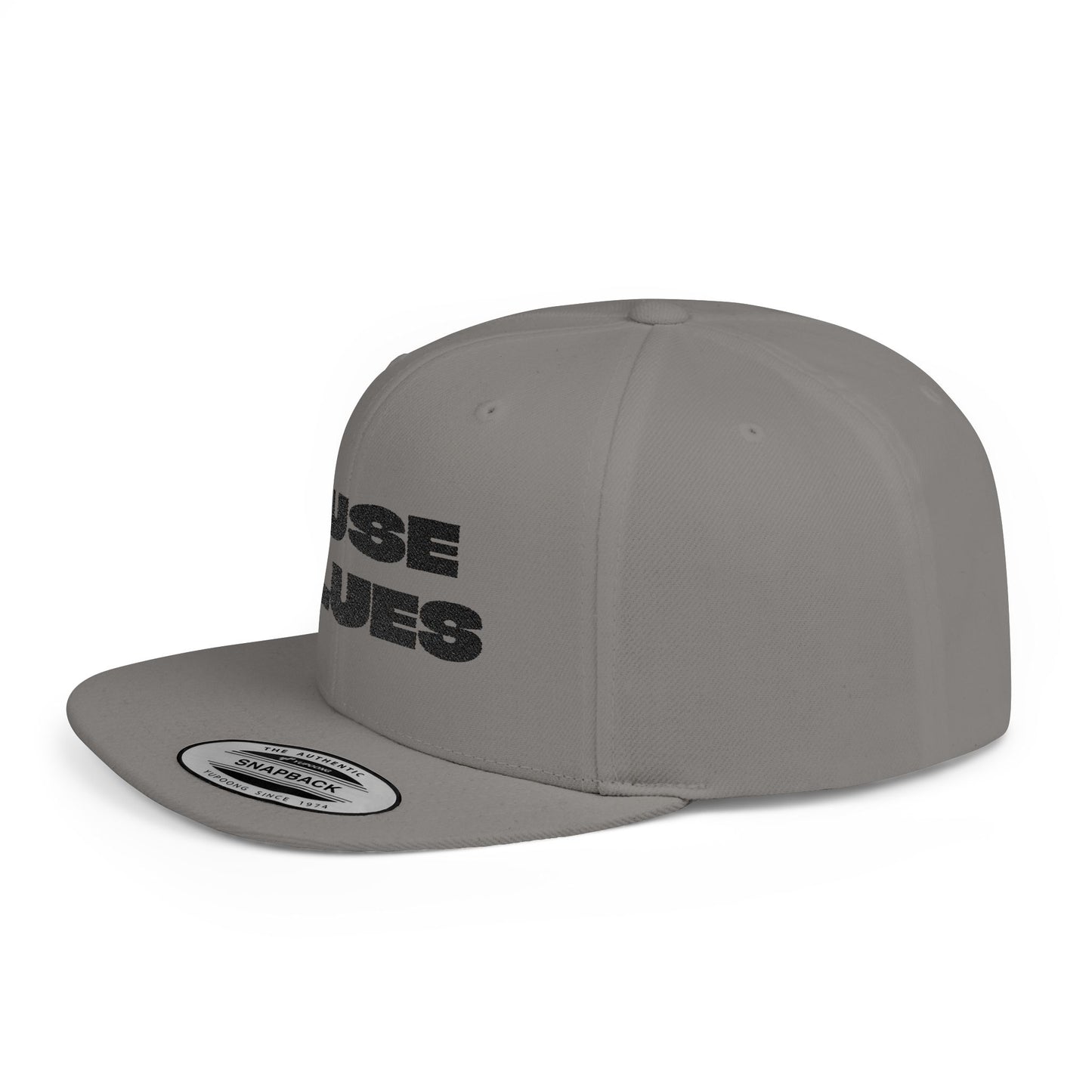 Stylish Flat Bill Snapback Ruse Clues® Hat, Trendy Baseball Cap, Urban Streetwear Accessory, Perfect Gift for Men & Women
