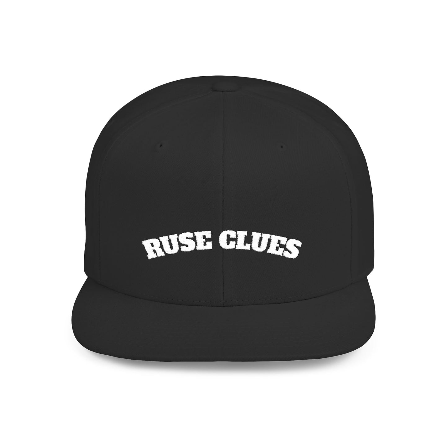 Stylish Flat Bill Snapback Ruse Clues® Hat, Trucker Cap for Outdoor Adventures, Casual Wear, Gift for Him, Summer Fashion Accessory