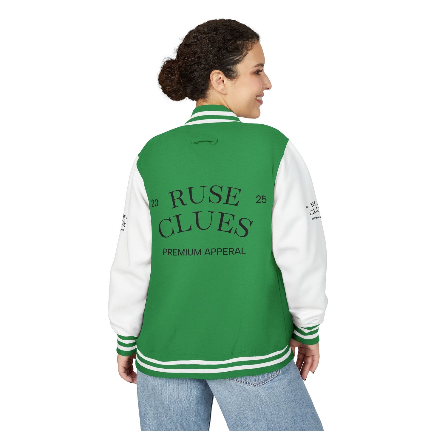 Unisex Heavyweight Ruse Clues® Letterman Jacket, Vintage Style Varsity Jacket, Customizable College Jacket, Trendy Sportswear, Perfect Gift for [...]