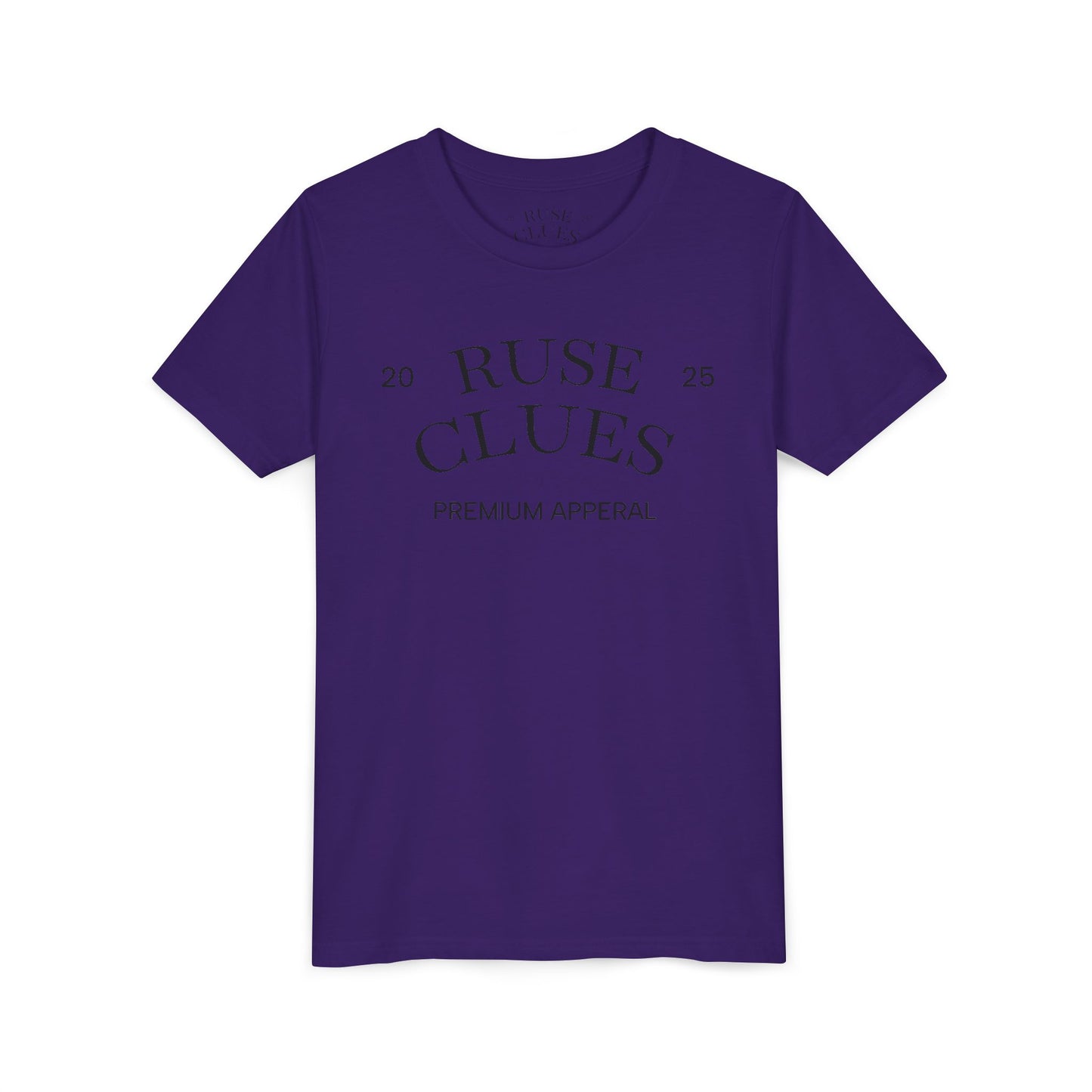 Youth Short Sleeve Ruse Clues® Tee, Fun Graphic Tee, Kids Casual T-Shirt, Gift for Teens, Back to School Apparel, Summer Wear