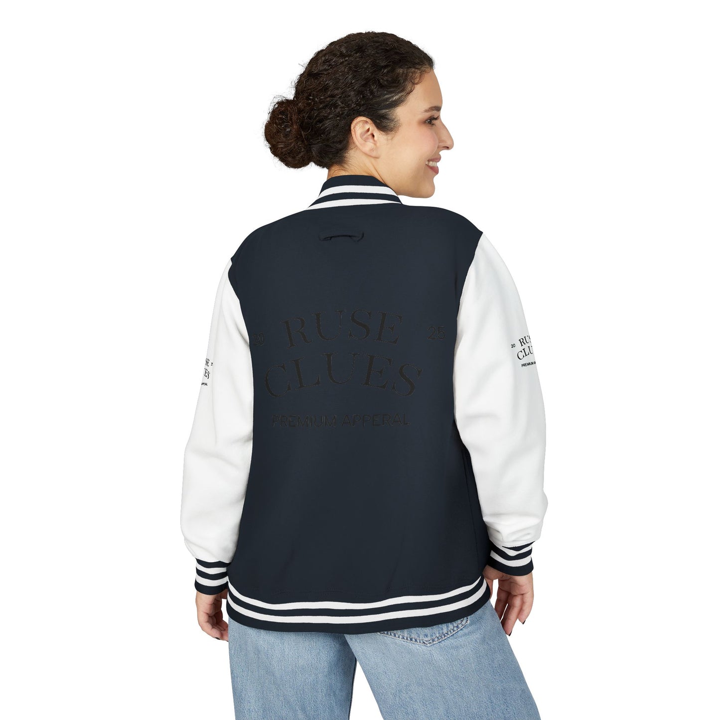 Unisex Heavyweight Ruse Clues® Letterman Jacket, Vintage Style Varsity Jacket, Customizable College Jacket, Trendy Sportswear, Perfect Gift for [...]