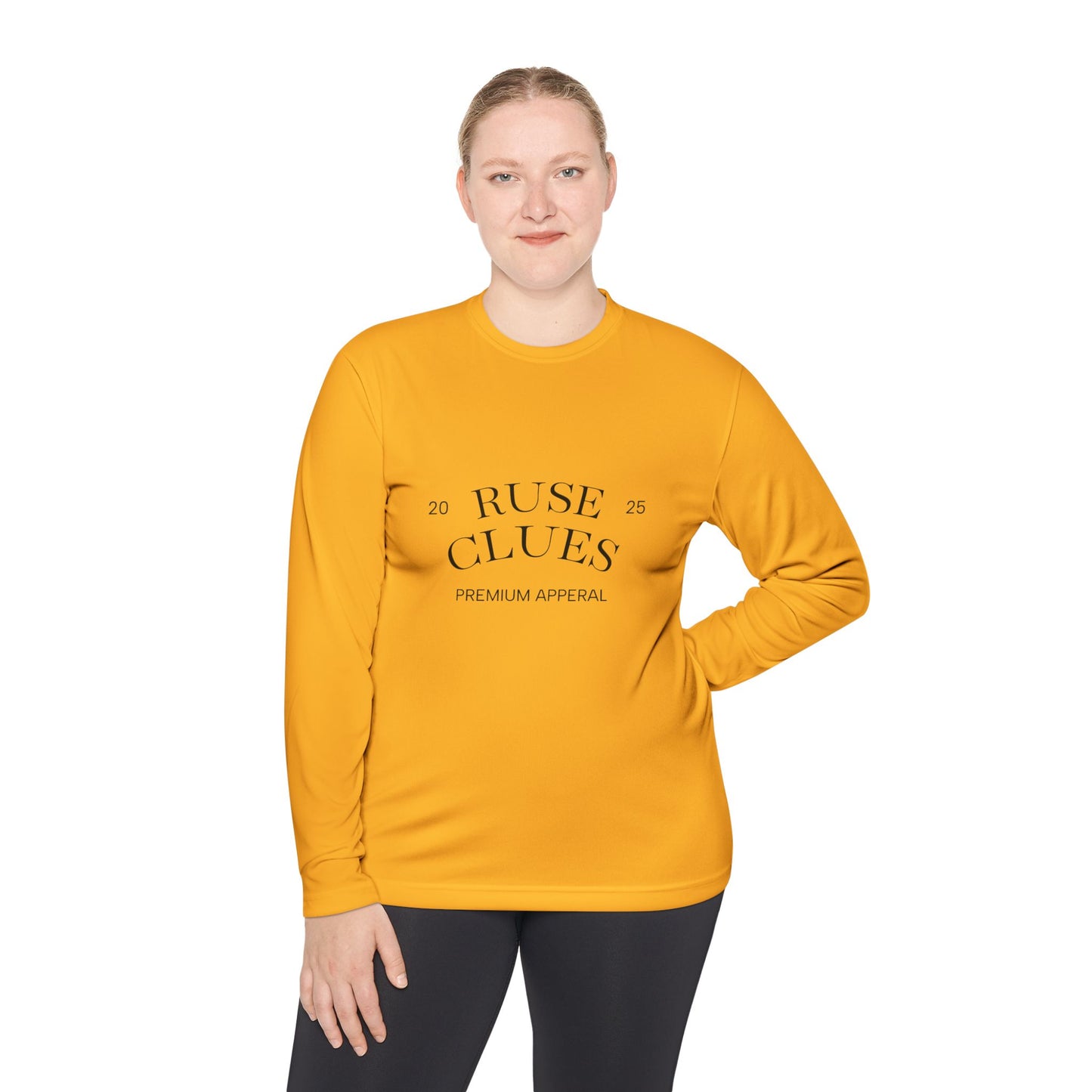 Women's Lightweight  Long Sleeve Ruse Clues® Tee - Premium Apparel for Everyday Style, Casual Wear, Gifts for Friends, Layering Piece, Trendy Fashion