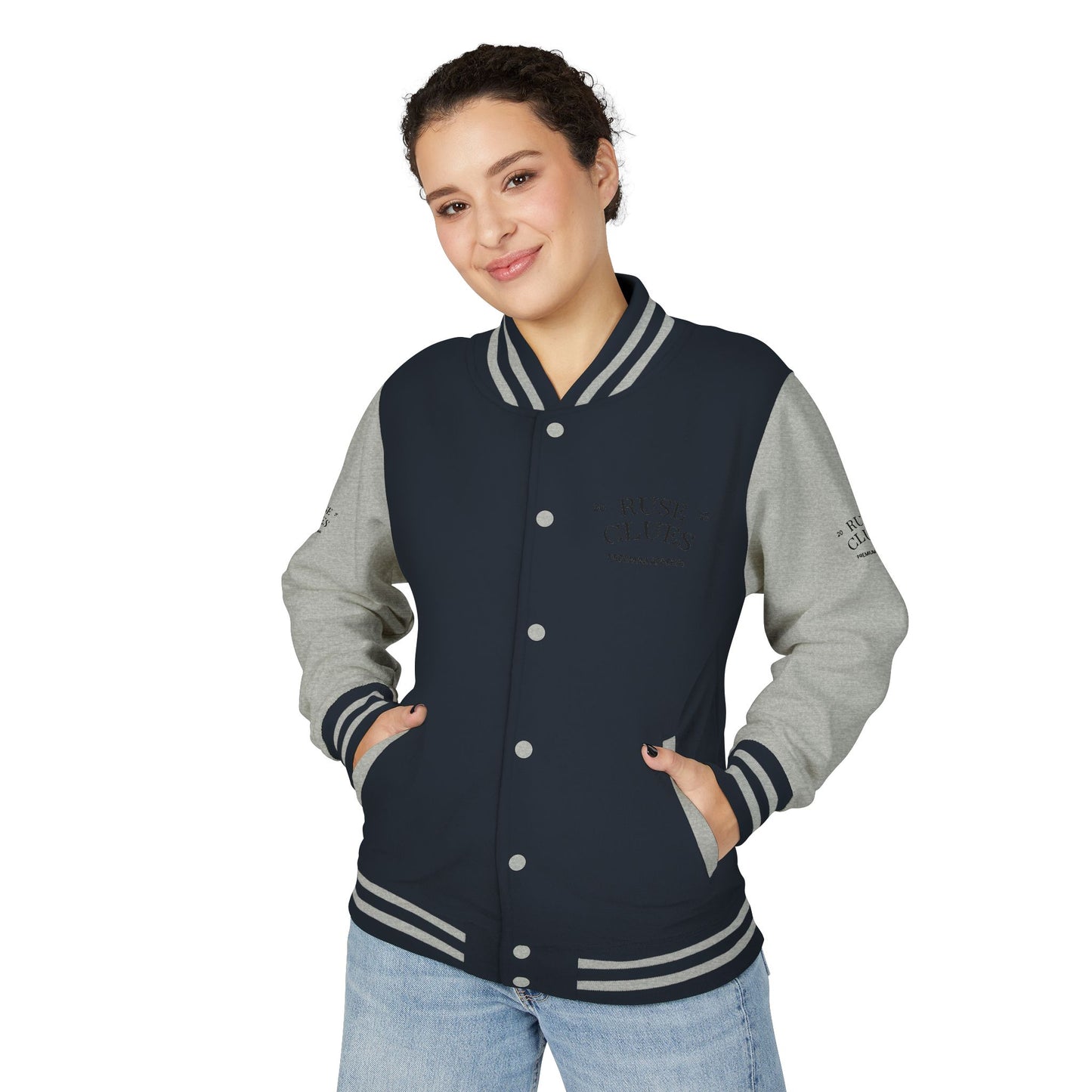 Unisex Heavyweight Ruse Clues® Letterman Jacket, Vintage Style Varsity Jacket, Customizable College Jacket, Trendy Sportswear, Perfect Gift for [...]