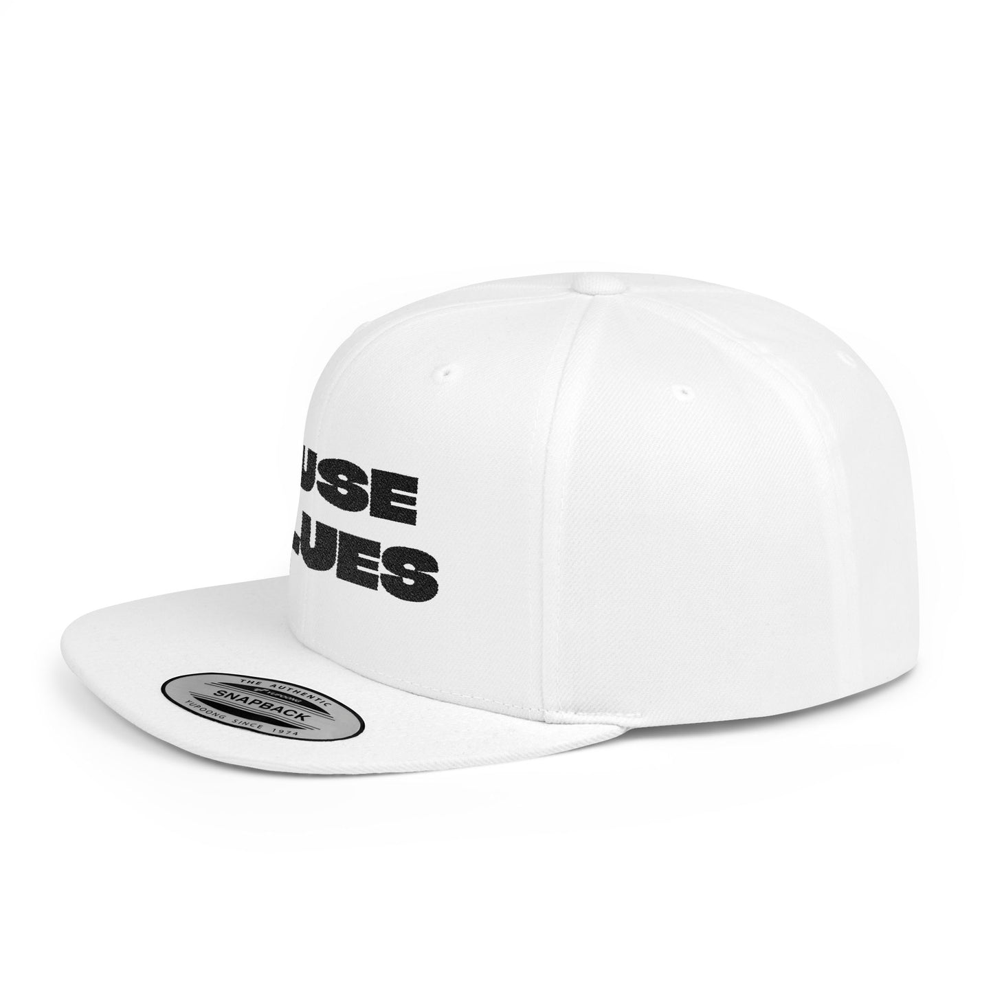 Stylish Flat Bill Snapback Ruse Clues® Hat, Trendy Baseball Cap, Urban Streetwear Accessory, Perfect Gift for Men & Women