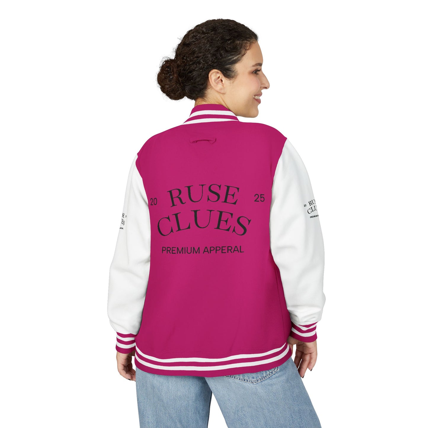 Unisex Heavyweight Ruse Clues® Letterman Jacket, Vintage Style Varsity Jacket, Customizable College Jacket, Trendy Sportswear, Perfect Gift for [...]